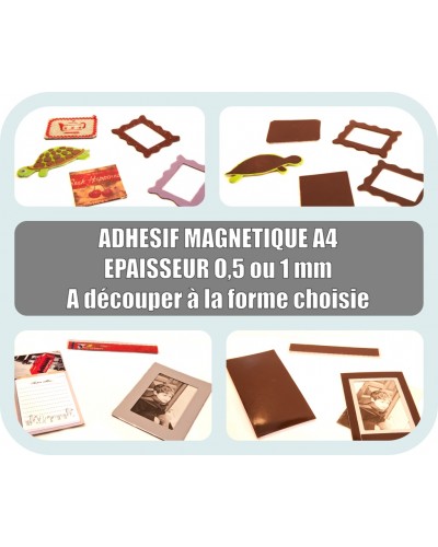 Adhésif magnétique A4