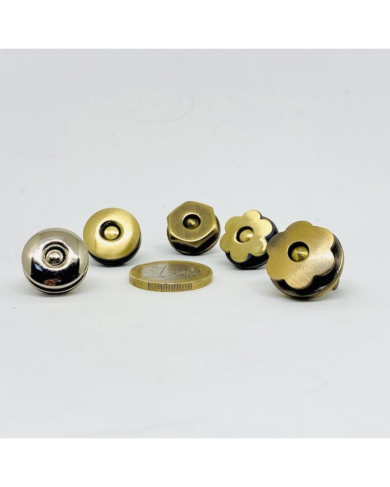 6 Pièces Boutons Magnétiques Accessoires Couture - Boucles Métalliques Invisibles 3 Paires